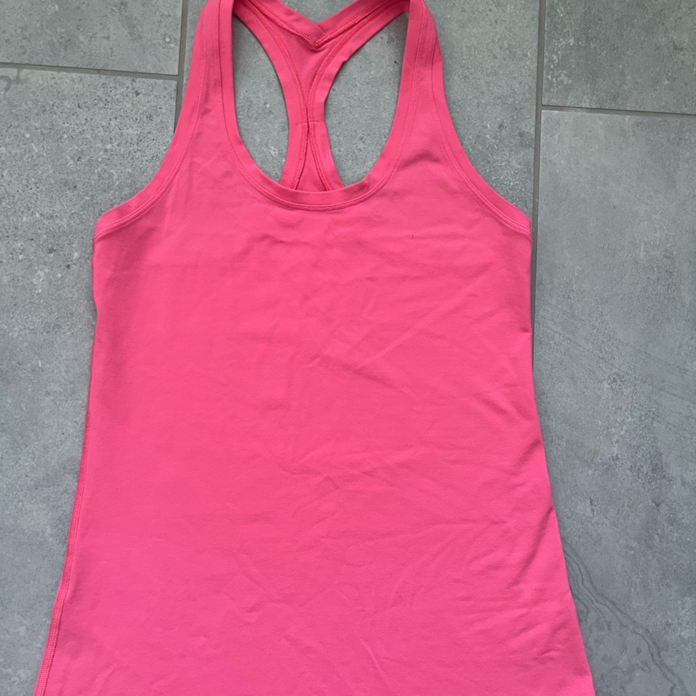 Lululemon Cool Racerback II Pink Tank Top